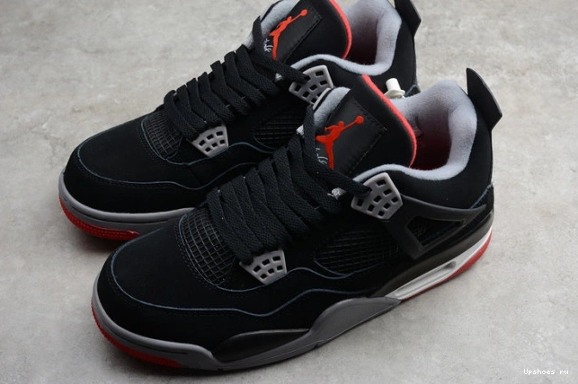 Retro  4 Jordan  Black 308497-089 Cement 0408